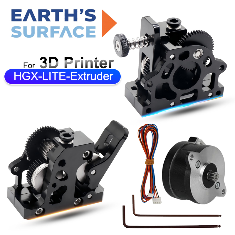 Direct Drive Dual Gear Extruder High Speed - HGX LITE Çift Dişli Sert Çelik