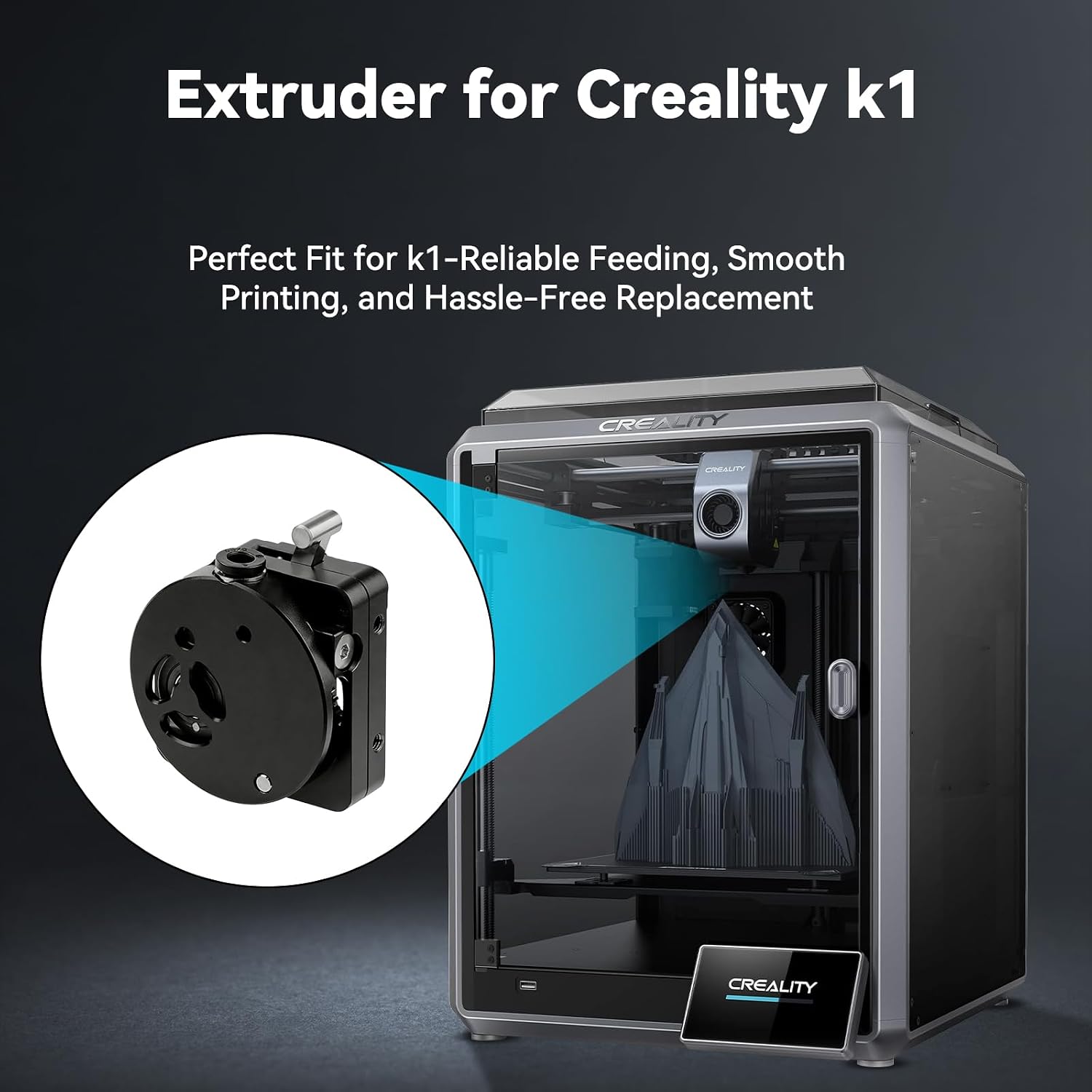 Direct Drive Dual Gear Extruder High Speed - K1 SE V3 Plus 3D yazıcı