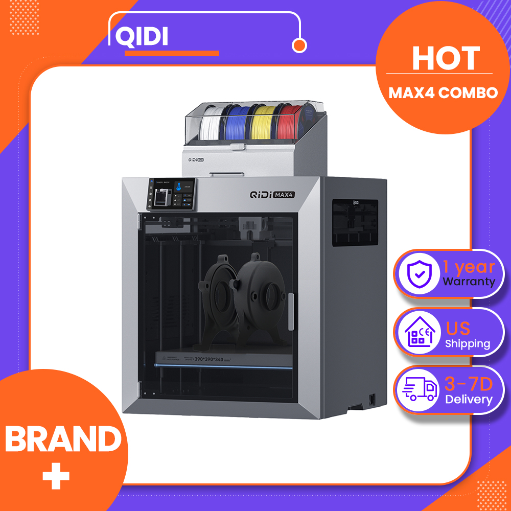 Direct Drive Dual Gear Extruder High Speed - QIDI Max4 Combo 3D Yazıcı, 16